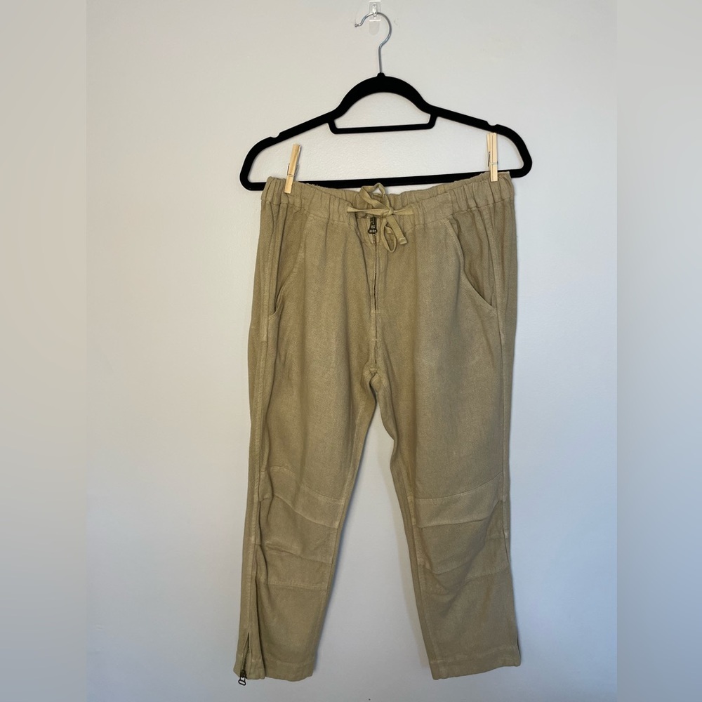 Isabel Marant Women’s Linen Beige jogger style pant